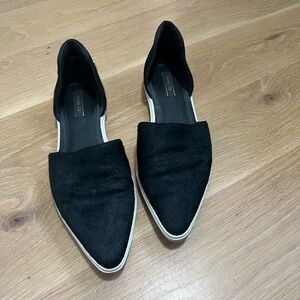 Rachel Zoe calf hair d’orsay shoes